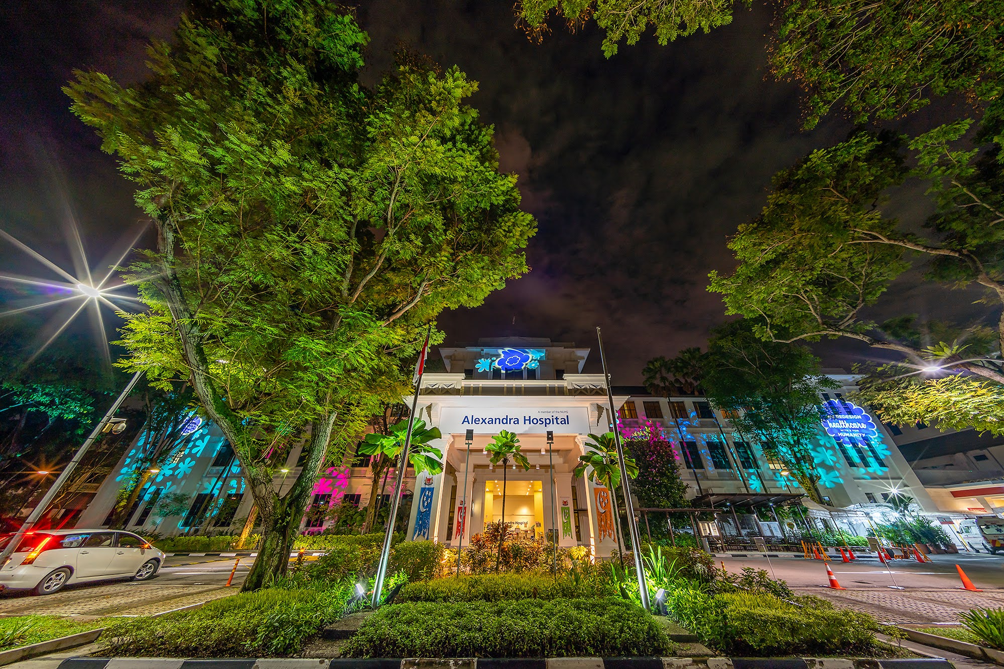 Alexandra Hospital Lights Up