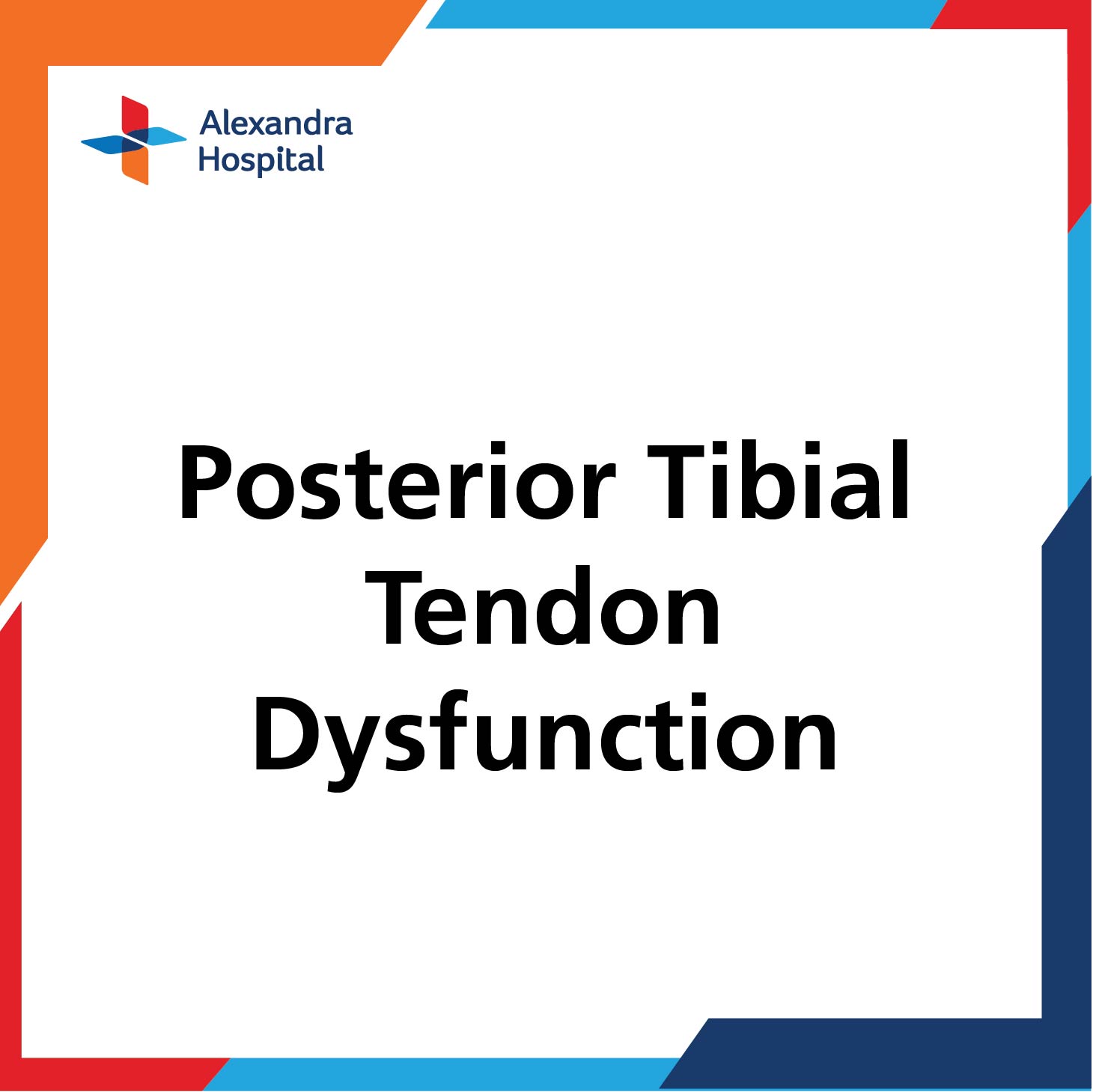 Posterior Tibal Tendon Dysfunction