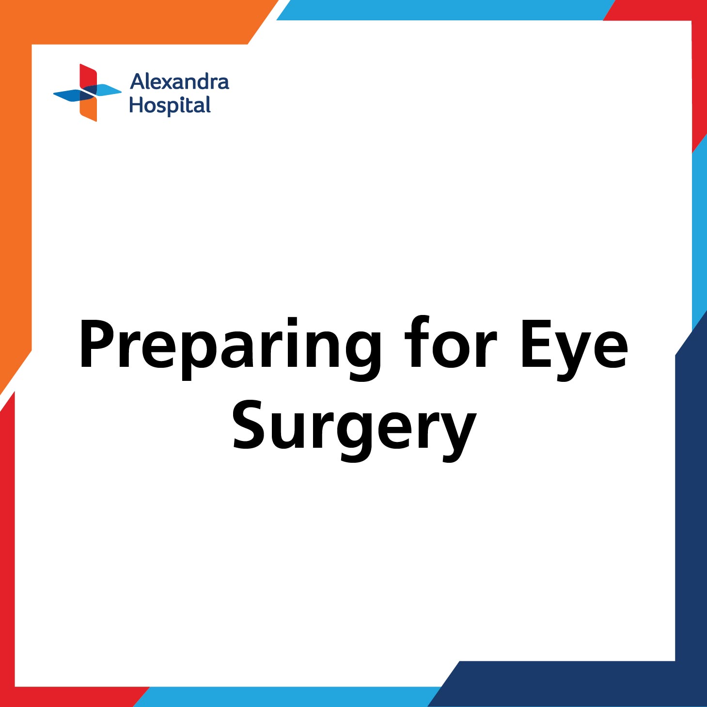 Preparing for Eye Surgery