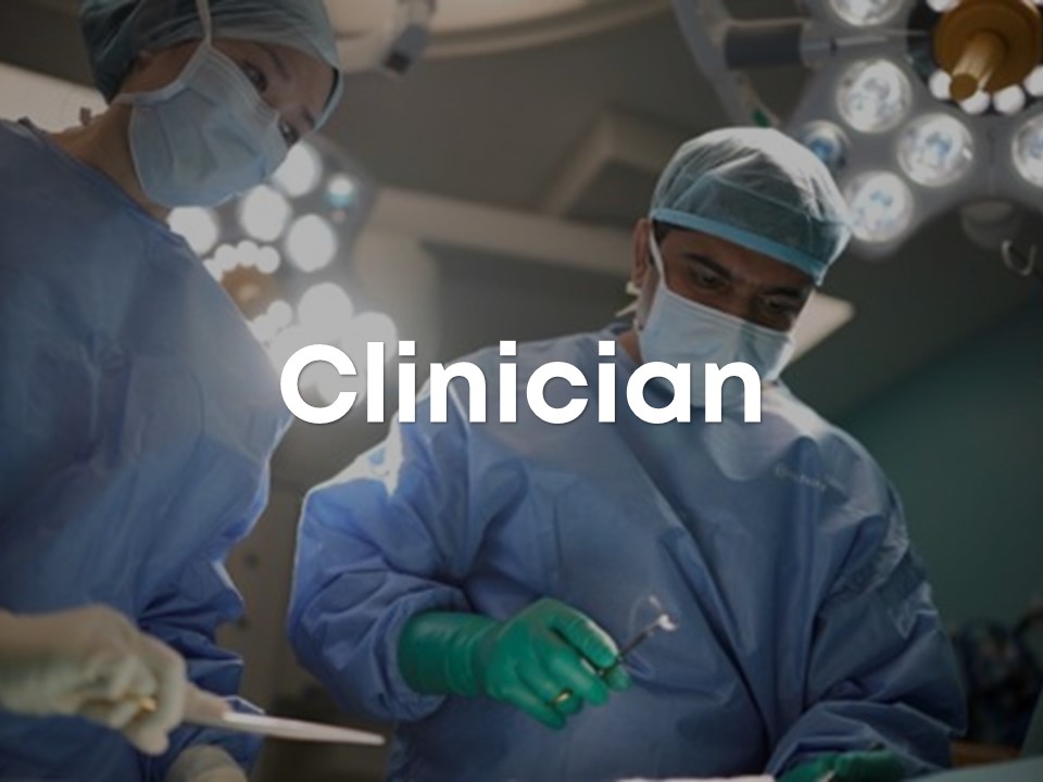 Clinicians Button