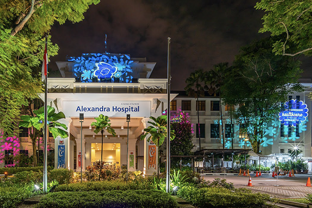 Alexandra Hospital Lights Up